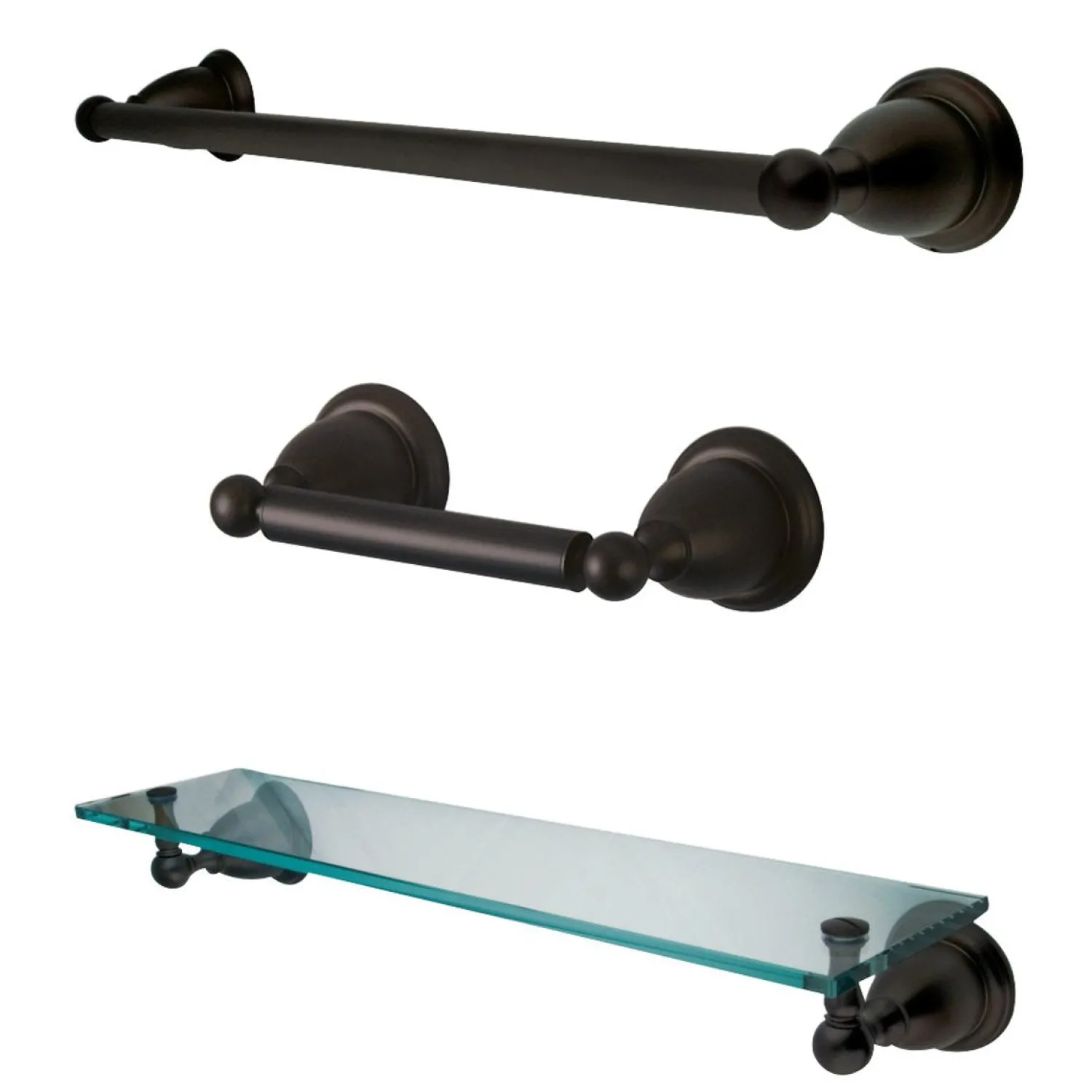 Hot Heritage 3-Piece 18" Bathroom Accessory Set Accessory Packages