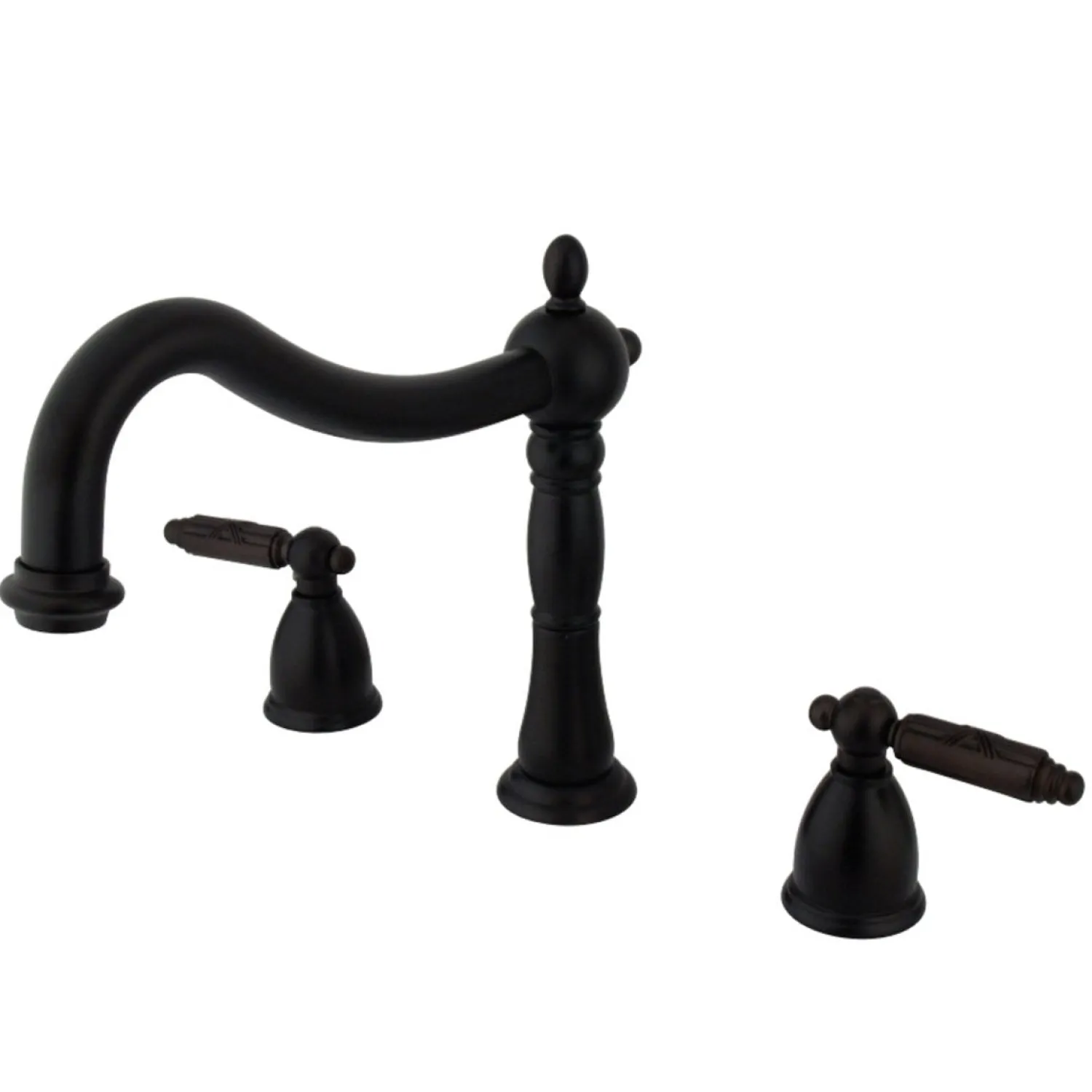 Clearance Heritage Three-Hole Roman Tub Filler Tub Faucets