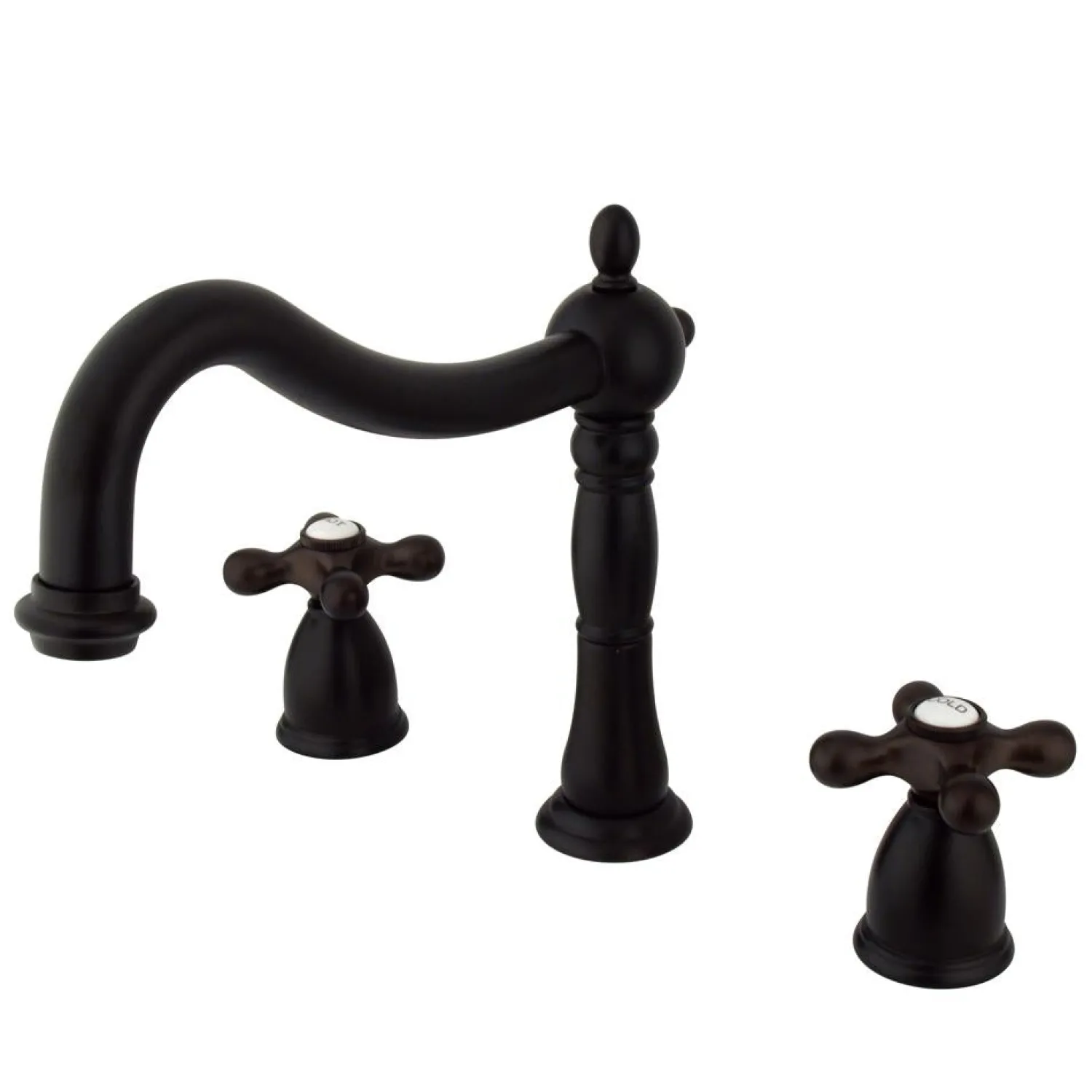 New Heritage Three Hole Two Handle Roman Tub Filler Tub Faucets