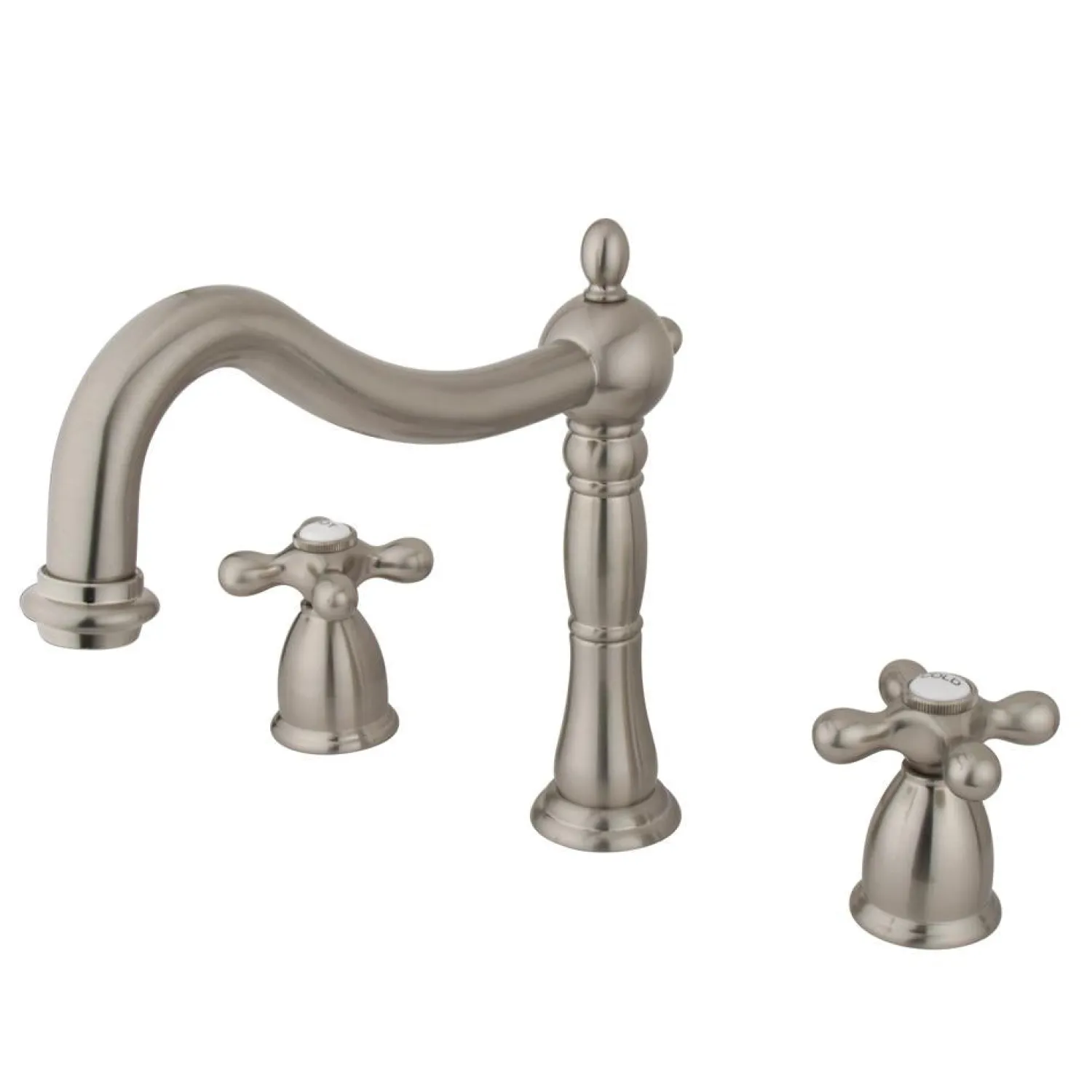 New Heritage Three Hole Two Handle Roman Tub Filler Tub Faucets