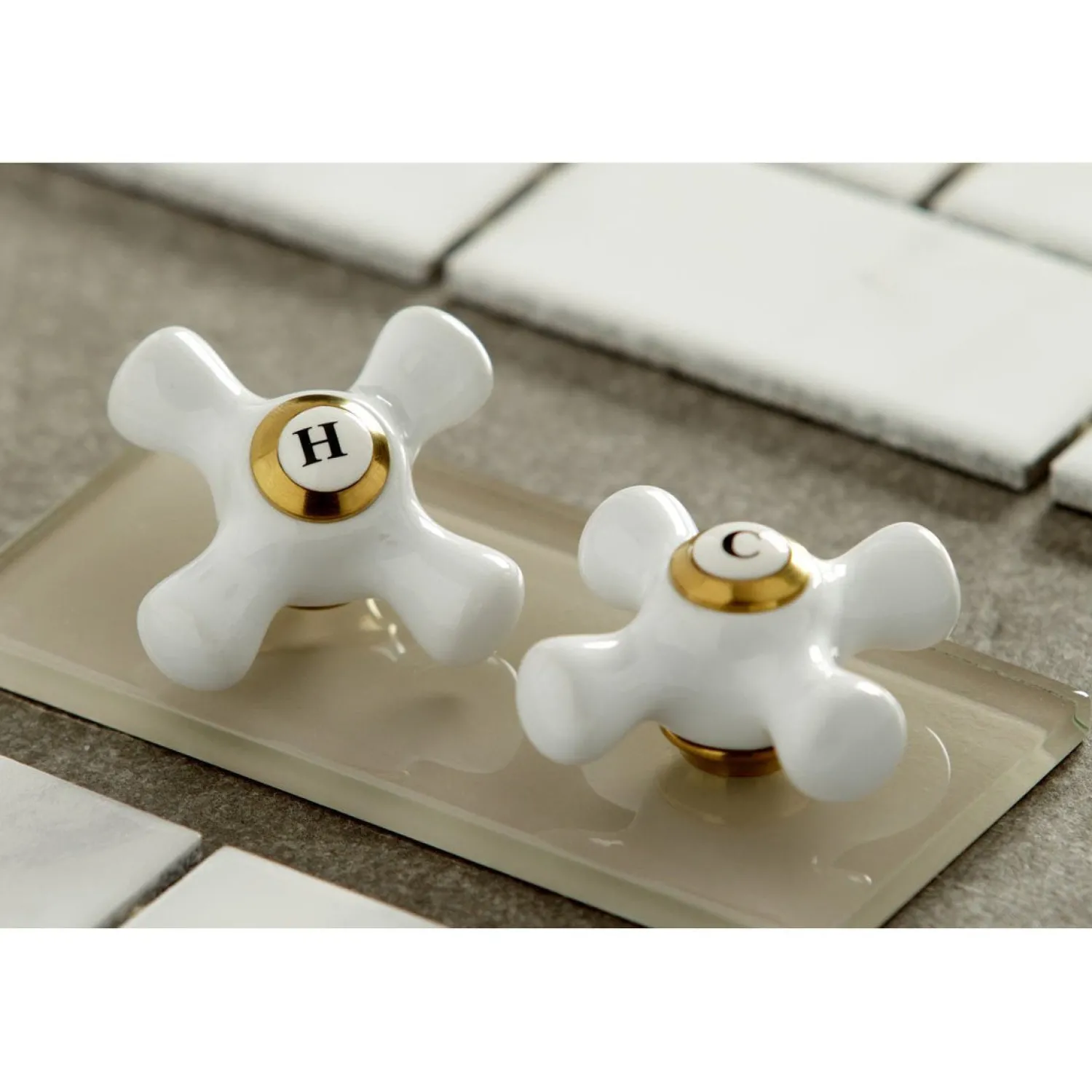 Online Heritage Two Handles Wall Mount Tub Filler Tub Faucets