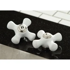 Online Heritage Two Handles Wall Mount Tub Filler Tub Faucets