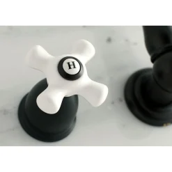 Online Heritage Two Handles Wall Mount Tub Filler Tub Faucets