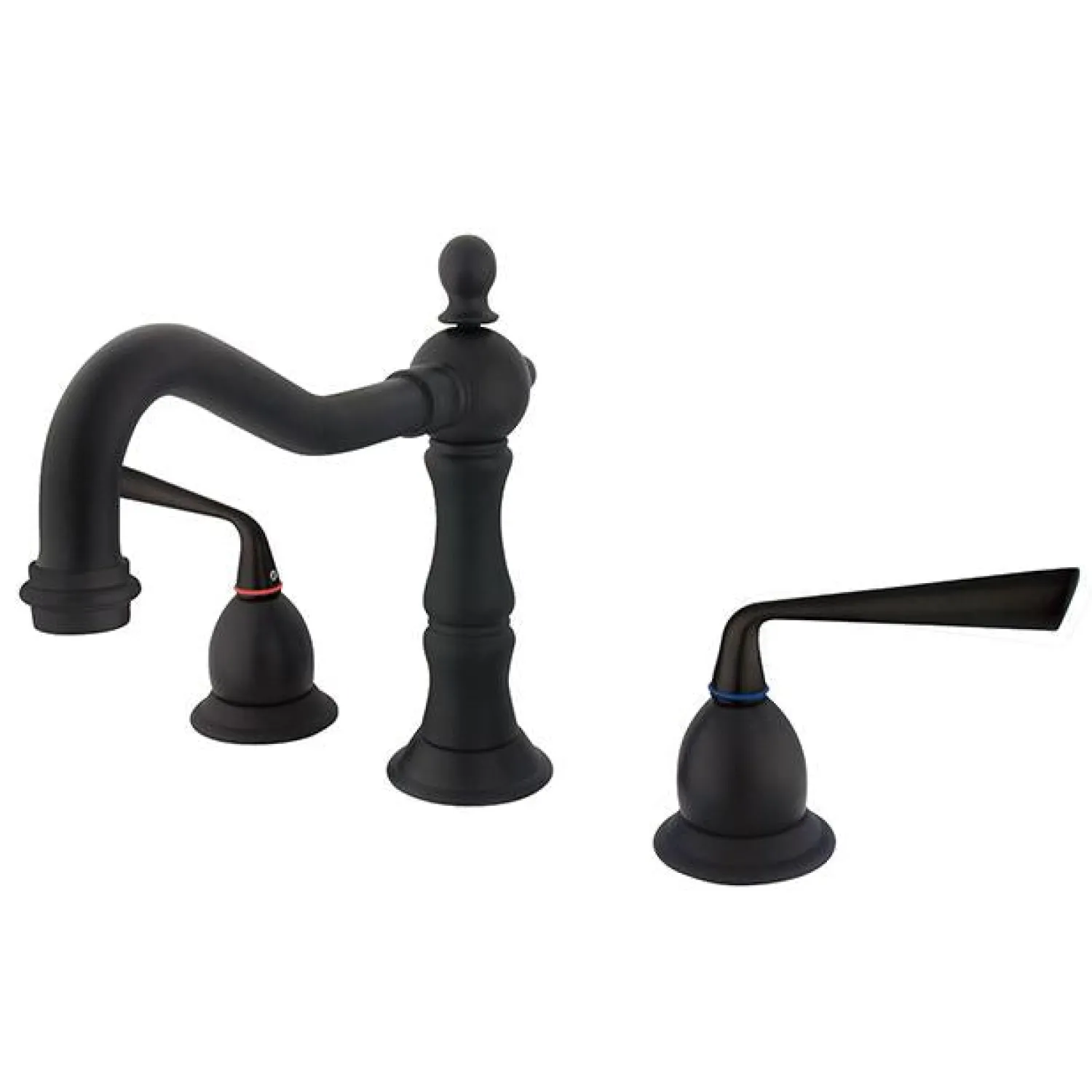 Best Heritage Two Handle 8" to 14" Widespread Three Hole Lavatory Faucet with Brass Pop-up 8" Widespread