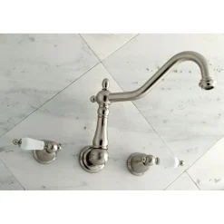 Sale Heritage Two-Handle Wall Mount Tub Filler Tub Faucets