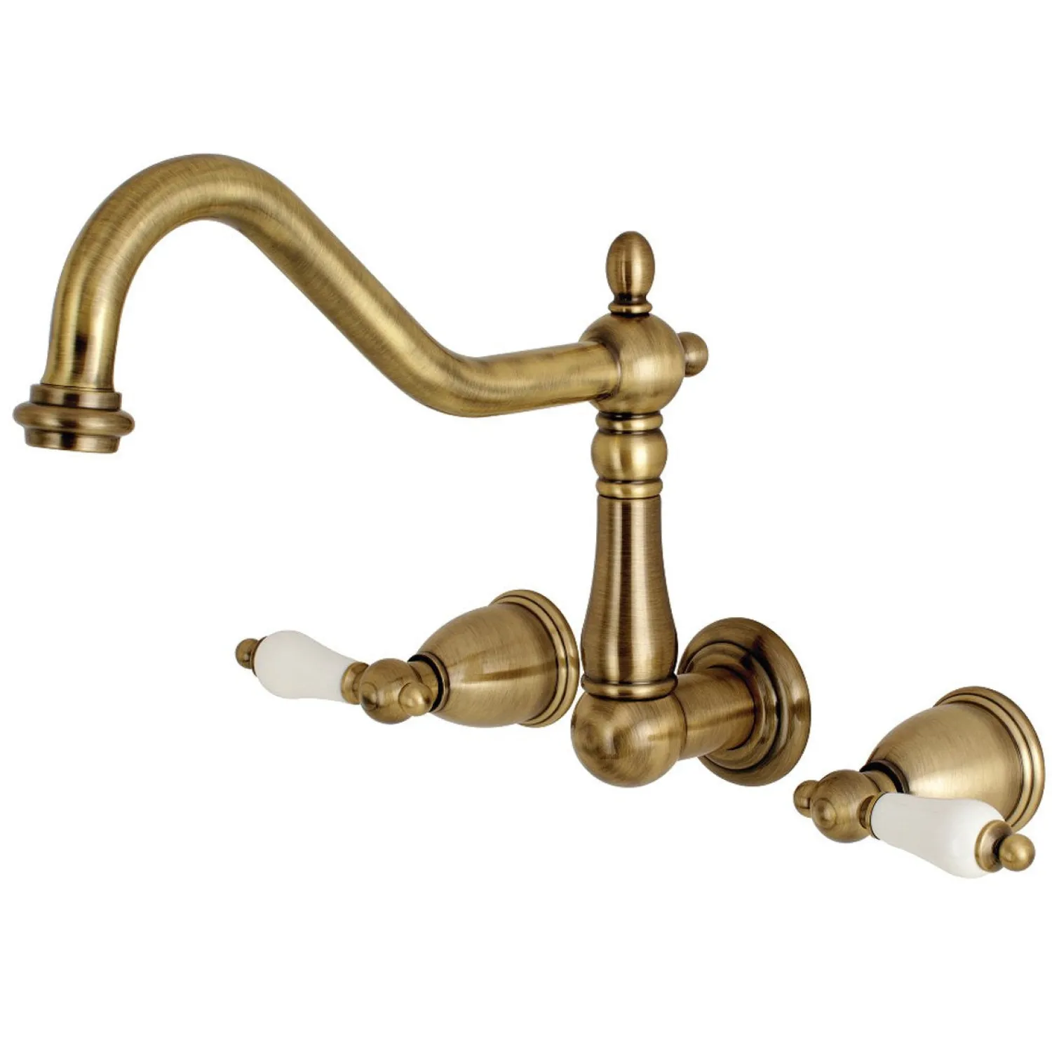 Sale Heritage Two-Handle Wall Mount Tub Filler Tub Faucets