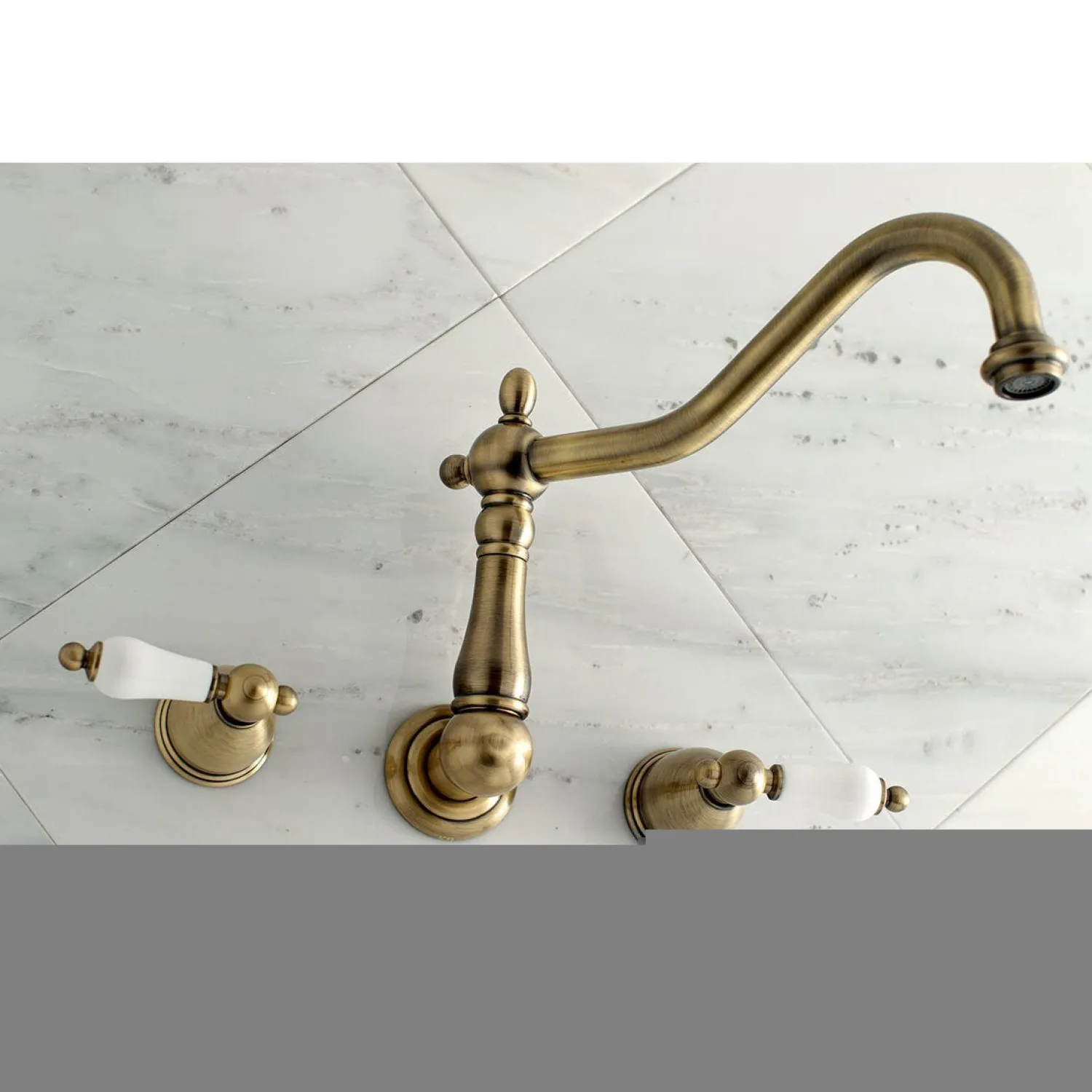 Sale Heritage Two-Handle Wall Mount Tub Filler Tub Faucets