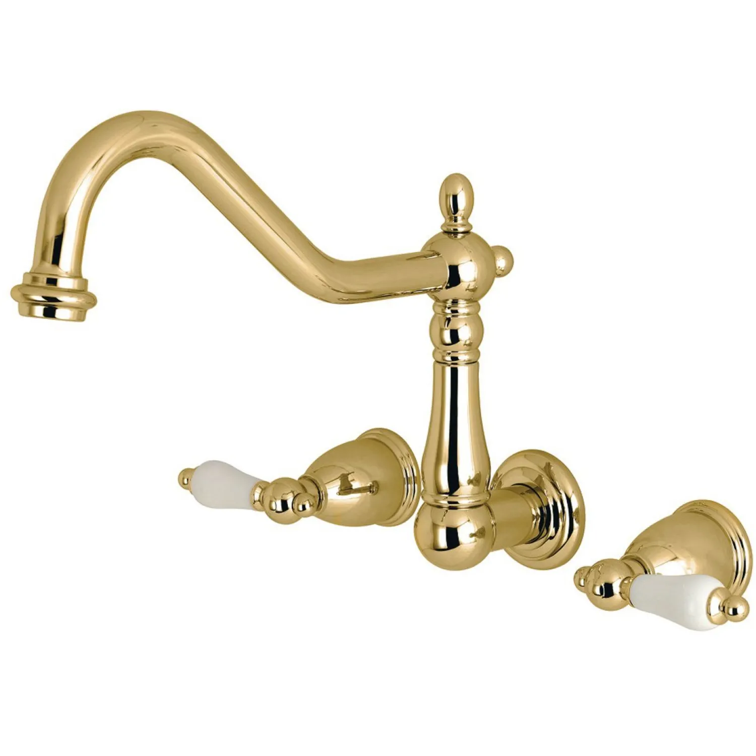 Sale Heritage Two-Handle Wall Mount Tub Filler Tub Faucets