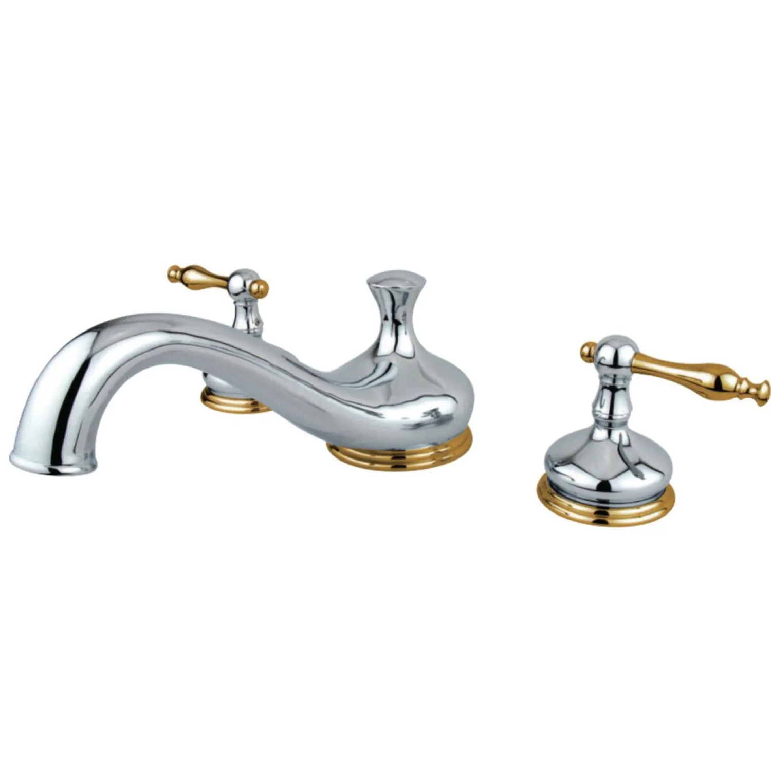 Heritage Two Handles Roman Tub Filler Tub Faucets