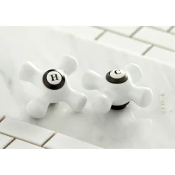 Discount Heritage Two-Handle Roman Tub Filler Tub Faucets