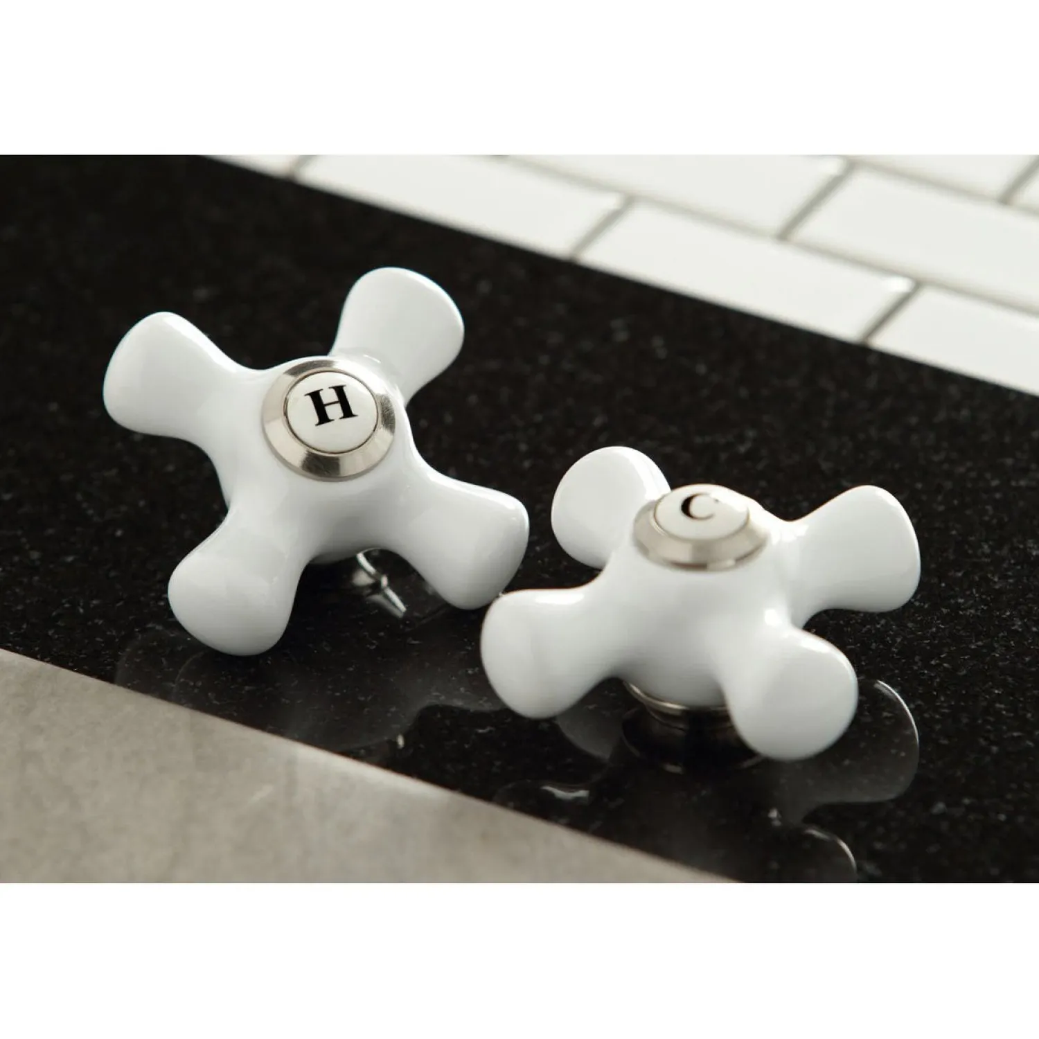 Discount Heritage Two-Handle Roman Tub Filler Tub Faucets