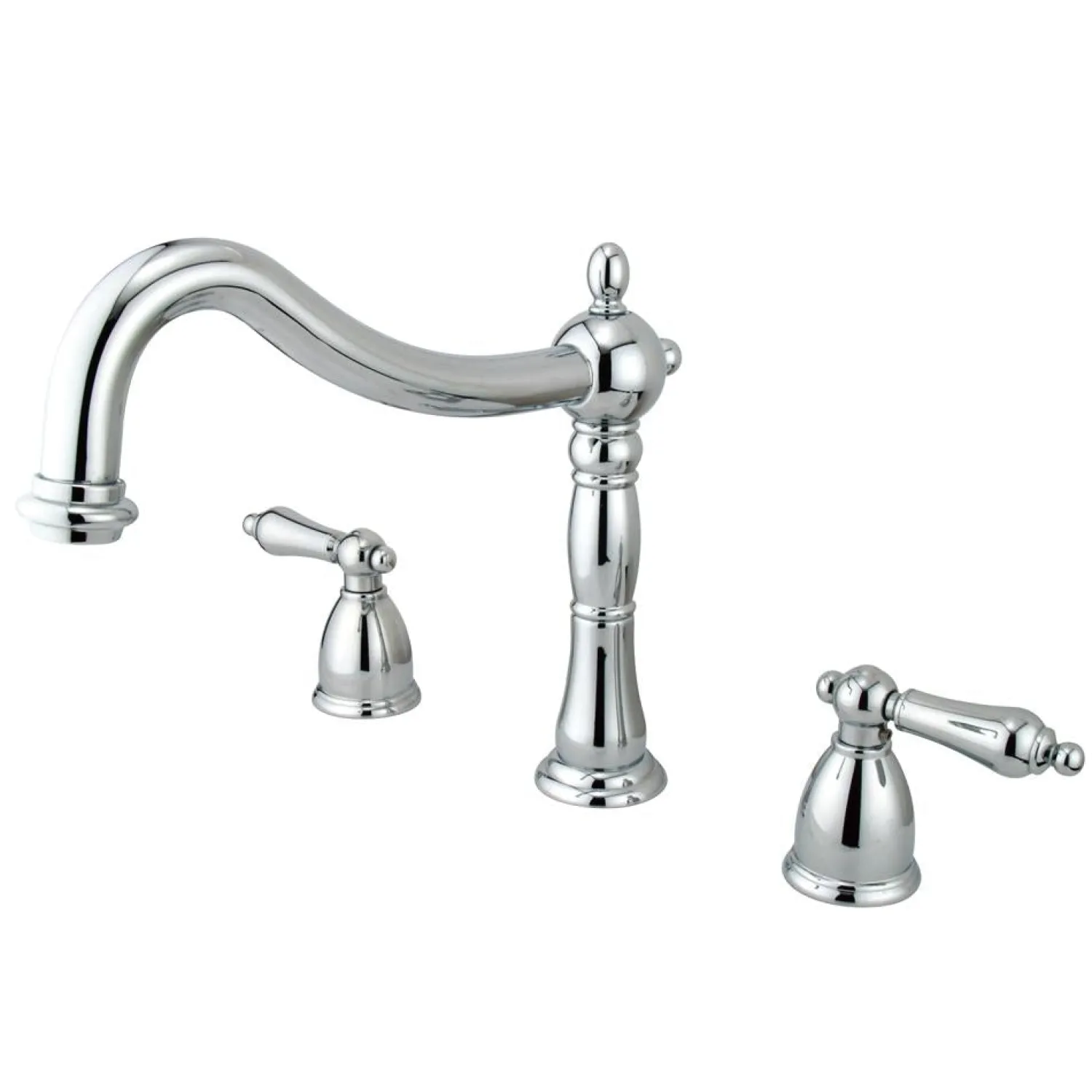 Outlet Heritage Two Handle Roman Tub Filler Tub Faucets