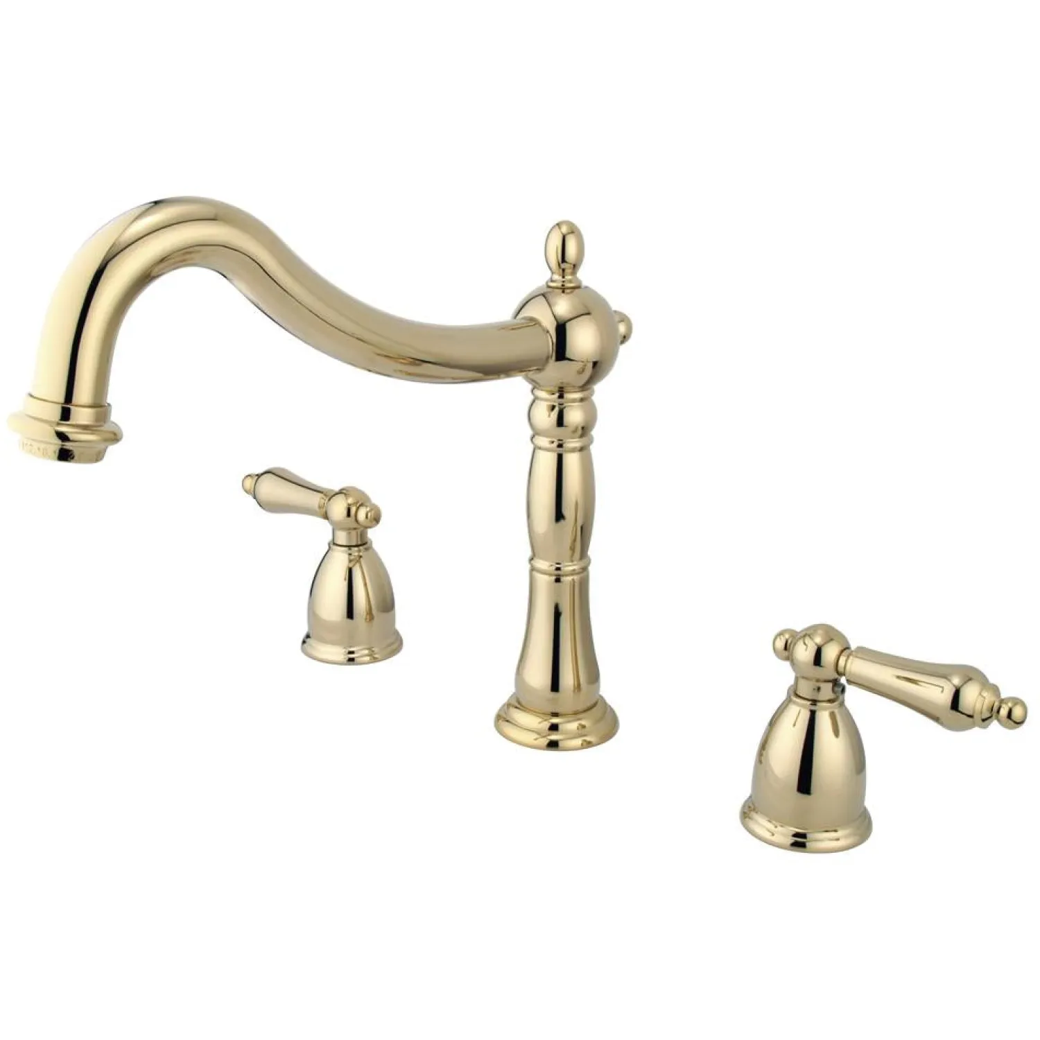 Outlet Heritage Two Handle Roman Tub Filler Tub Faucets
