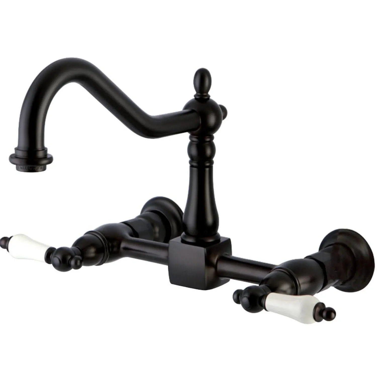 Hot Heritage 8" Wall Mount Kitchen Faucet Wall Mounted Kitchen Faucets