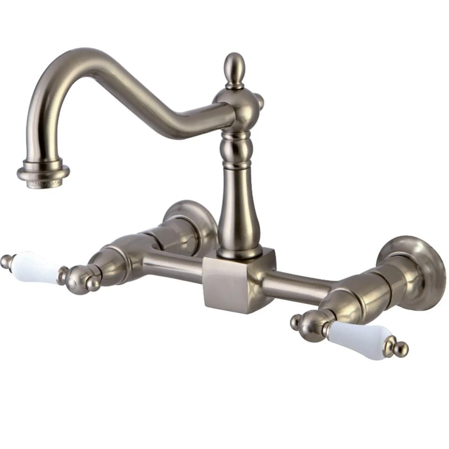 Hot Heritage 8" Wall Mount Kitchen Faucet Wall Mounted Kitchen Faucets