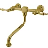 Sale Heritage Wall Mount 2-Handle Lever Bathroom Faucet Wall Mount