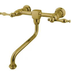 Sale Heritage Wall Mount 2-Handle Lever Bathroom Faucet Wall Mount