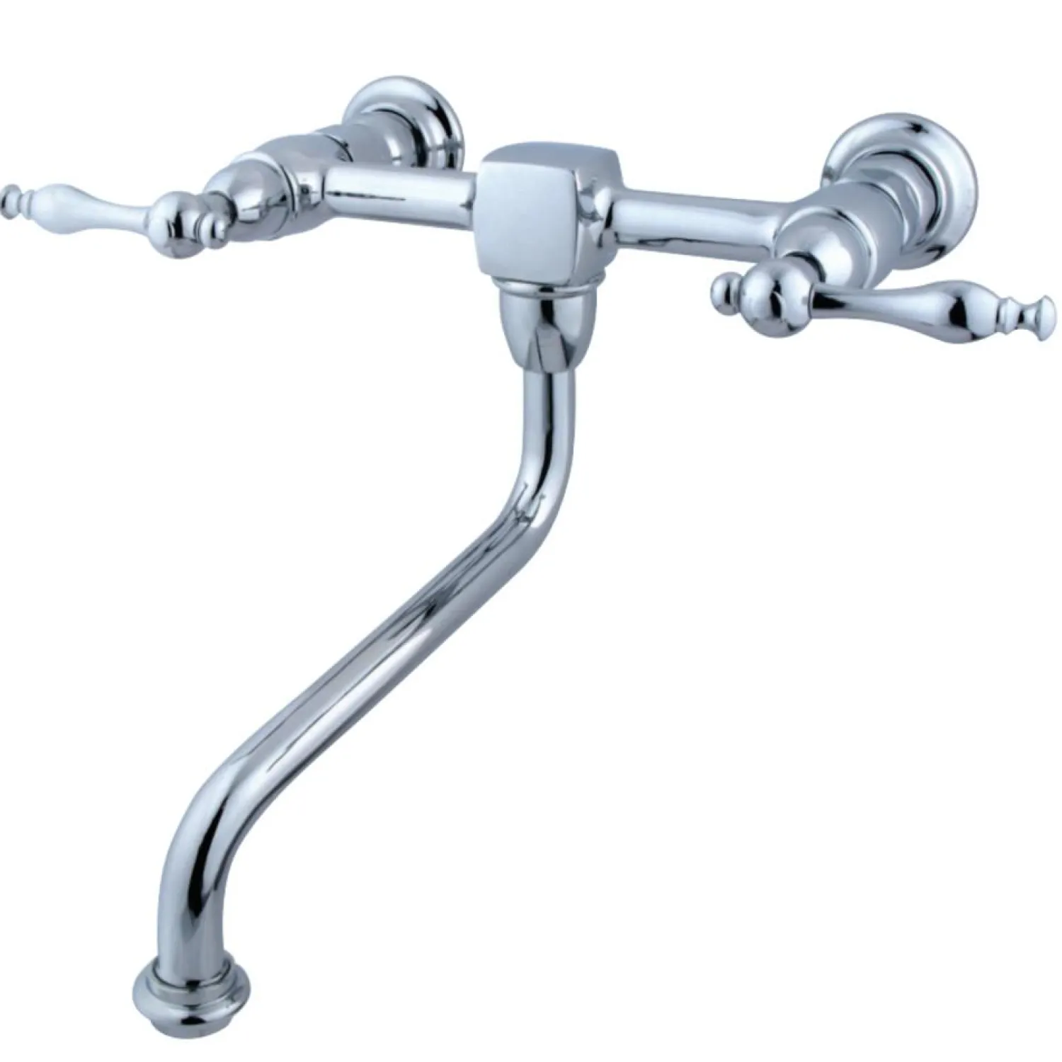 Sale Heritage Wall Mount 2-Handle Lever Bathroom Faucet Wall Mount