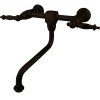 New Heritage Wall Mount Lever Handle Bathroom Faucet Wall Mount