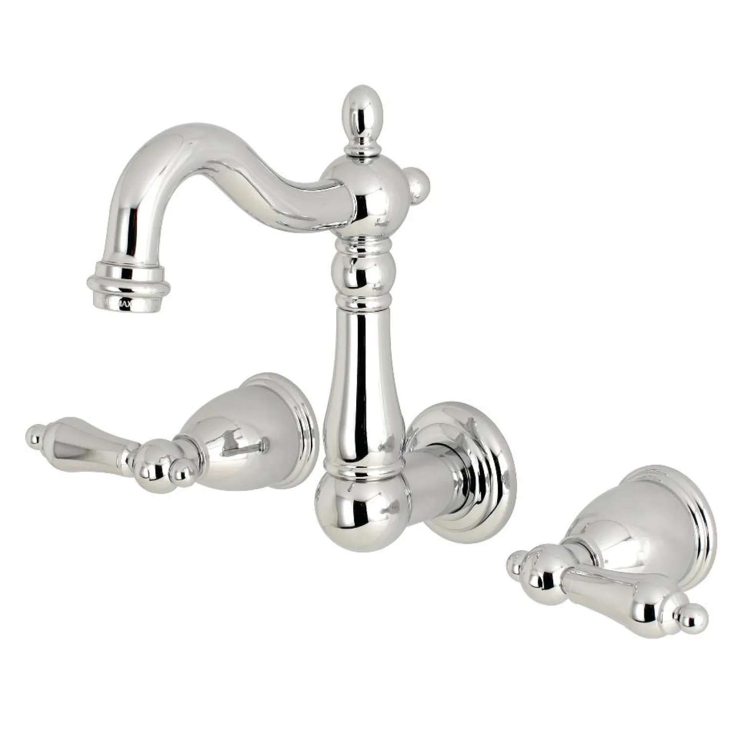 Clearance Heritage Wall Mount 3-Hole Bathroom Faucet Wall Mount
