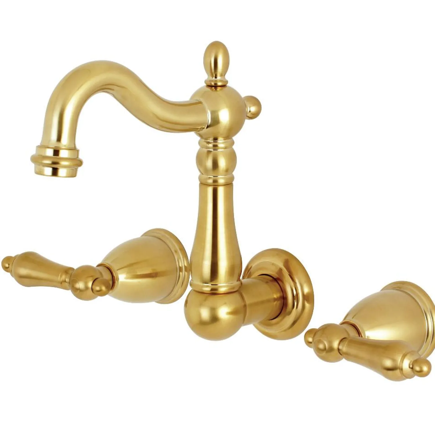 Clearance Heritage Wall Mount 3-Hole Bathroom Faucet Wall Mount