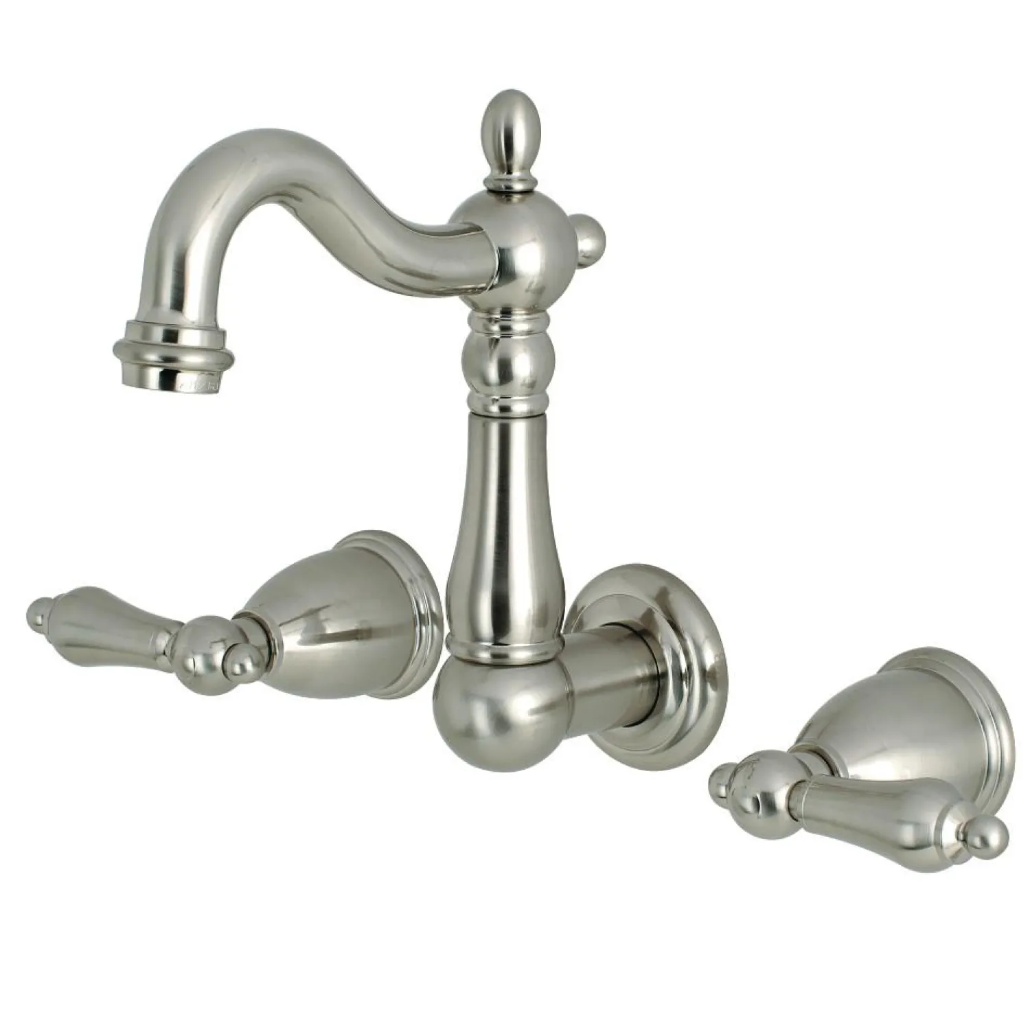 Clearance Heritage Wall Mount 3-Hole Bathroom Faucet Wall Mount