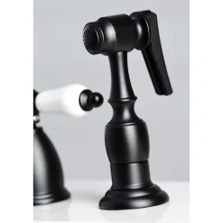 Online Heritage Widespread 4-Hole Kitchen Faucet Widespread Kitchen Faucets|Faucets With Side Spray