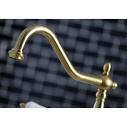 Online Heritage Widespread 4-Hole Kitchen Faucet Widespread Kitchen Faucets|Faucets With Side Spray