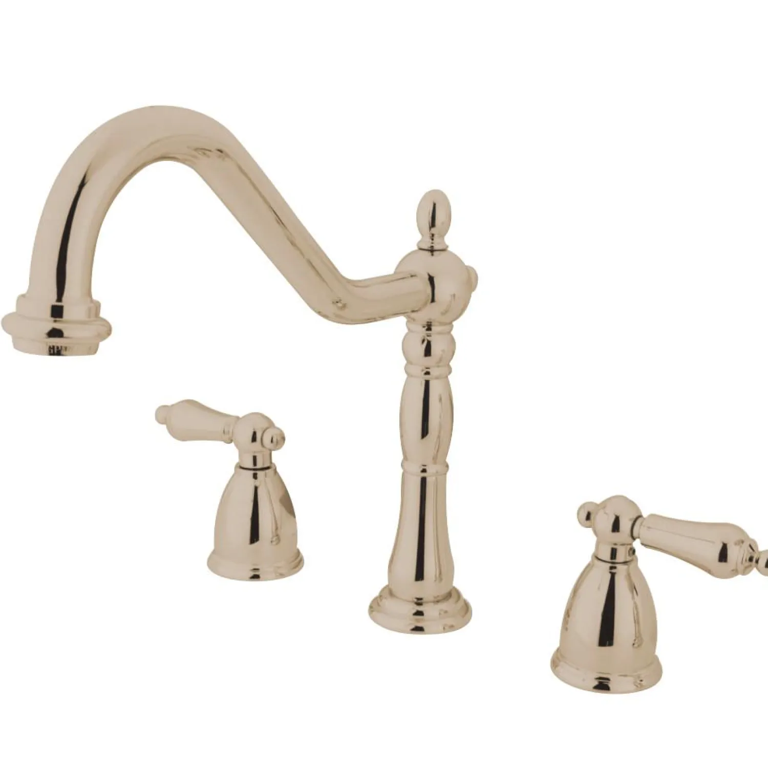 New Heritage Widespread 3-Hole Kitchen Faucet Widespread Kitchen Faucets