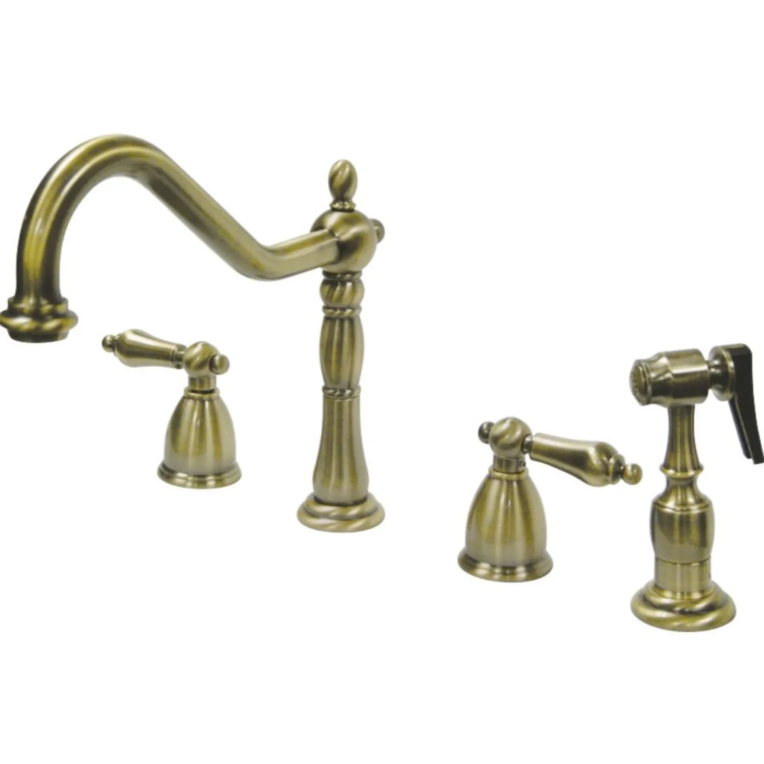 Discount Heritage Widespread Kitchen Faucet Widespread Kitchen Faucets