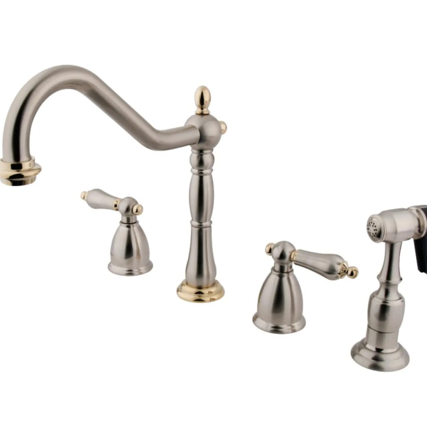 Discount Heritage Widespread Kitchen Faucet Widespread Kitchen Faucets
