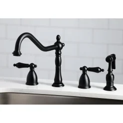 Discount Heritage Widespread Kitchen Faucet Widespread Kitchen Faucets