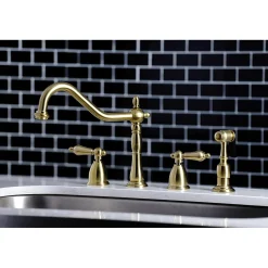 Discount Heritage Widespread Kitchen Faucet Widespread Kitchen Faucets