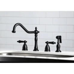 Discount Heritage Widespread Kitchen Faucet Widespread Kitchen Faucets