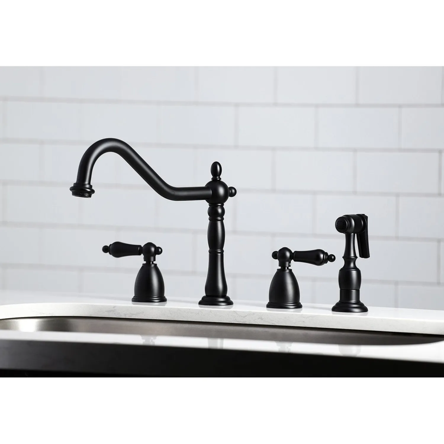 Discount Heritage Widespread Kitchen Faucet Widespread Kitchen Faucets