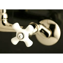 2-Hole 2-Handle Wall Mount Kitchen Faucet Wall Mounted Kitchen Faucets