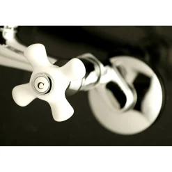 2-Hole 2-Handle Wall Mount Kitchen Faucet Wall Mounted Kitchen Faucets