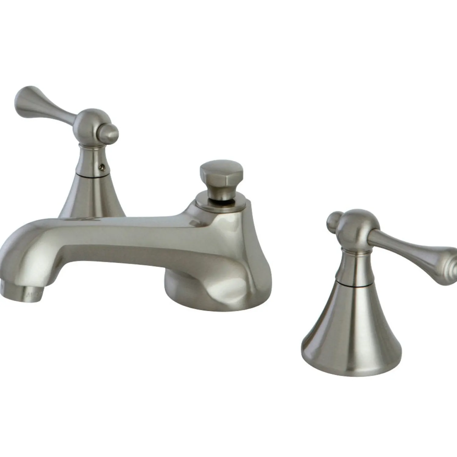 Online 3-Hole 8-Inch Widespread Bathroom Faucet with Brass Pop-Up 8" Widespread