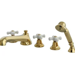 Sale 5-Hole Roman Tub Filler with Hand Shower Tub & Shower Sets|Tub Faucets