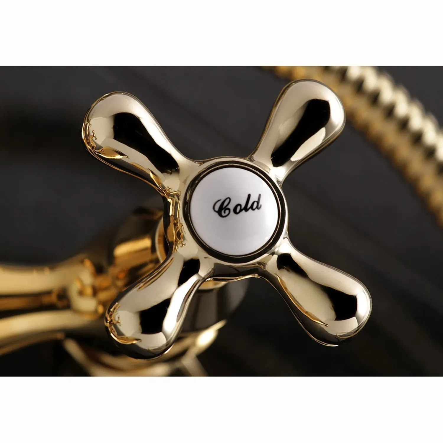 Online 2-Hole Tub Wall Mount Clawfoot Tub Faucet with Hand Shower Tub & Shower Sets|Tub Faucets