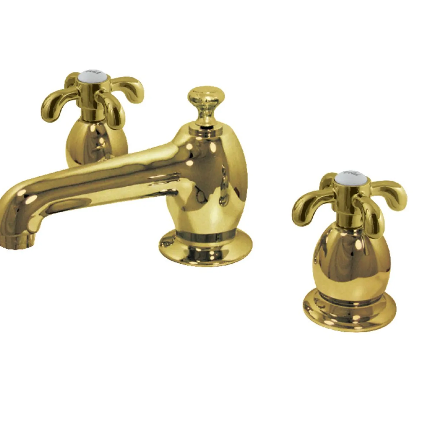 New 3-Hole 8" Widespread Bathroom Faucet with Brass Pop-Up 8" Widespread