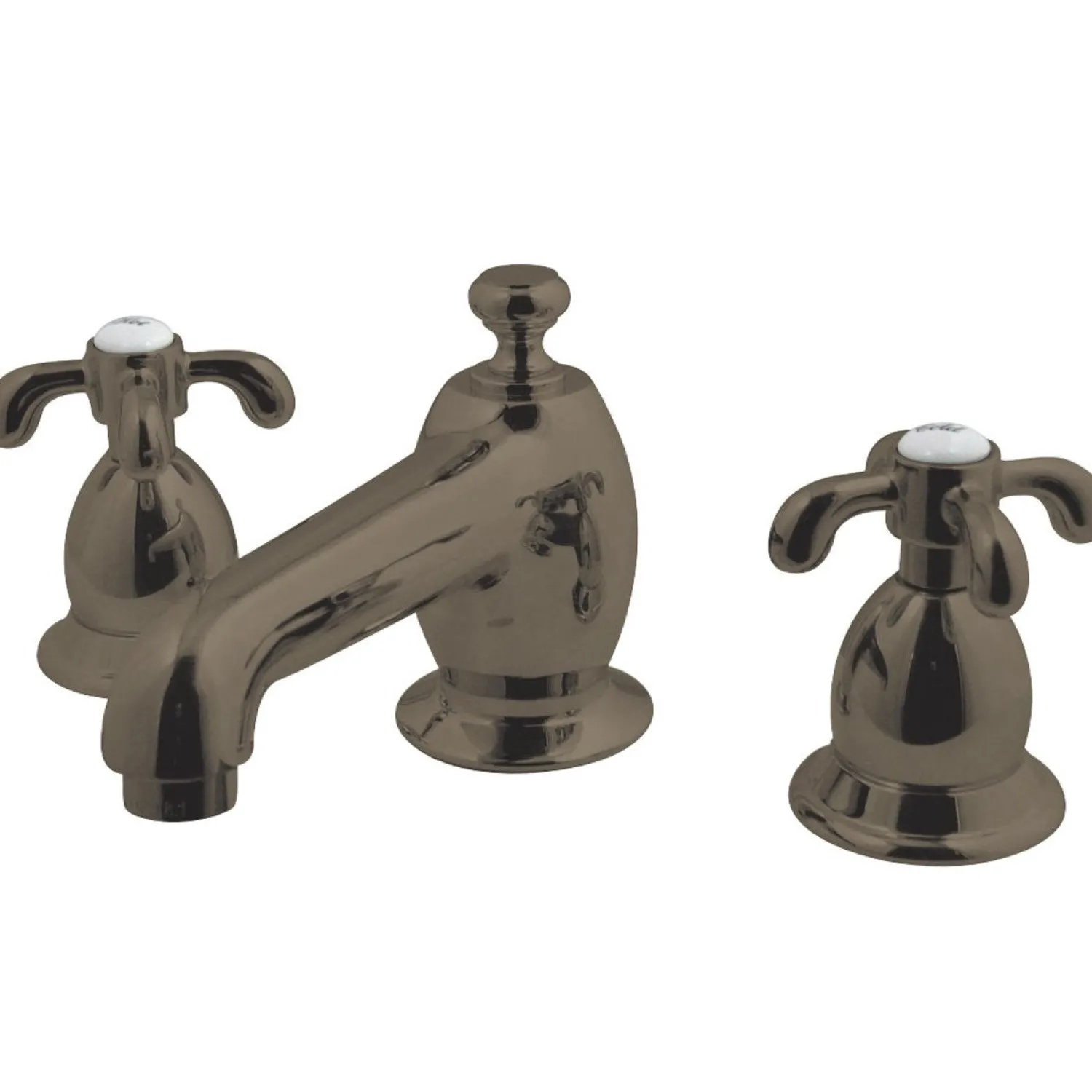 New 3-Hole 8" Widespread Bathroom Faucet with Brass Pop-Up 8" Widespread