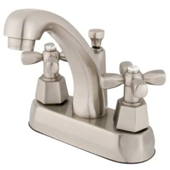 Best Homestead Two Handle 4" Centerset Lavatory Faucet with Brass Pop-up 4" Center Set