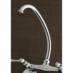 Discount 6-Inch Adjustable Center Wall Mount Laundry Faucet Wall Mount
