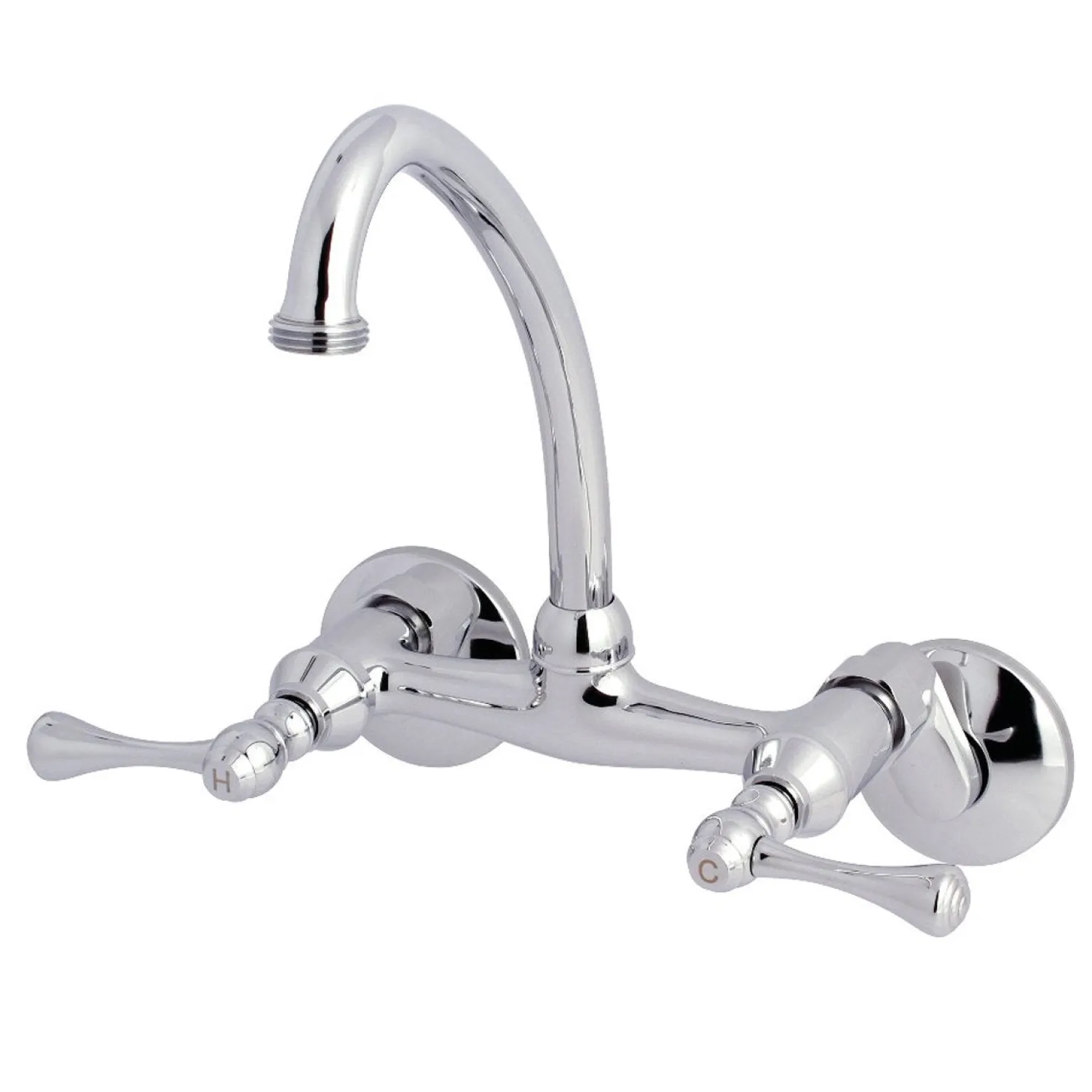 Discount 6-Inch Adjustable Center Wall Mount Laundry Faucet Wall Mount