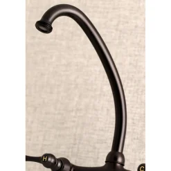 Discount 6-Inch Adjustable Center Wall Mount Laundry Faucet Wall Mount