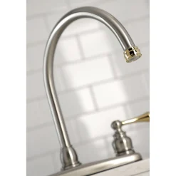 Best 8-Inch Centerset 2-Handle Kitchen Faucet Faucets With Side Spray