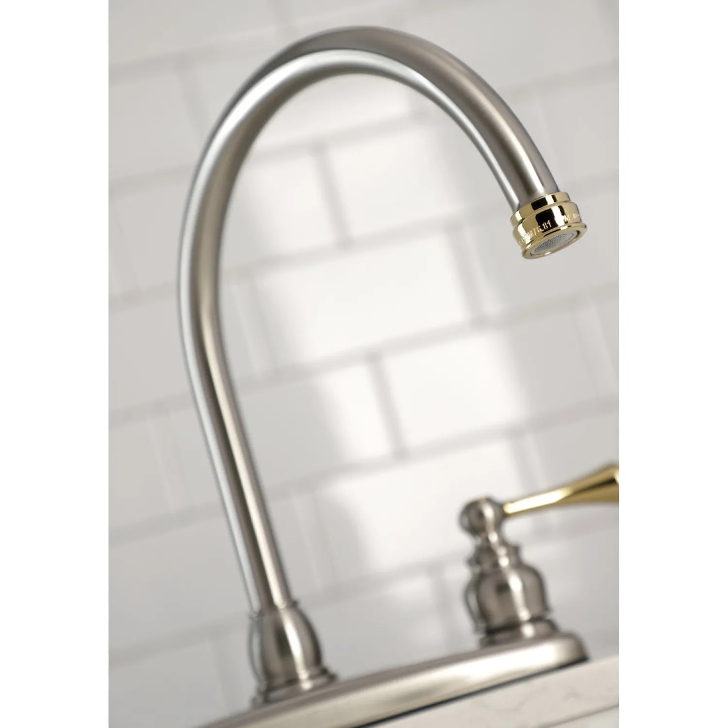 Best 8-Inch Centerset 2-Handle Kitchen Faucet Faucets With Side Spray