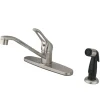 Online 8-Inch Centerset Kitchen Faucet with Side Sprayer Faucets With Side Spray