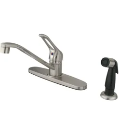 Online 8-Inch Centerset Kitchen Faucet with Side Sprayer Faucets With Side Spray